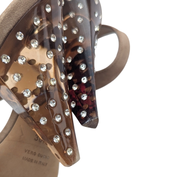 Tamara Mellon Studded Heel Sandals - Picture 5 of 8